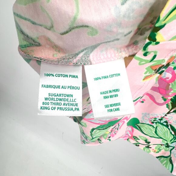 LILLY PULITZER Halle Short Sleeve Dress Medium Via Amore Spritzer Tropical NWOT - Picture 12 of 13